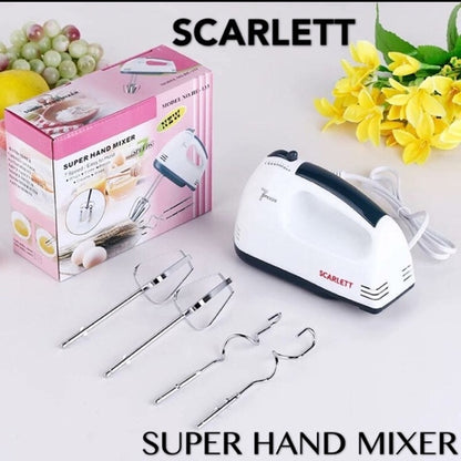 Scarlet 7 Speed Hand Mixer Egg Beater