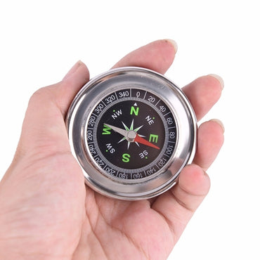 Pocket Magnetic Compass in Stainless Steel