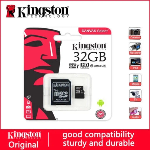 Kingston Micro SD Card Class 10- 32GB