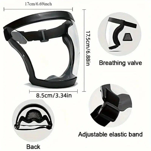 Full Face Super Protective Shields, Unisex