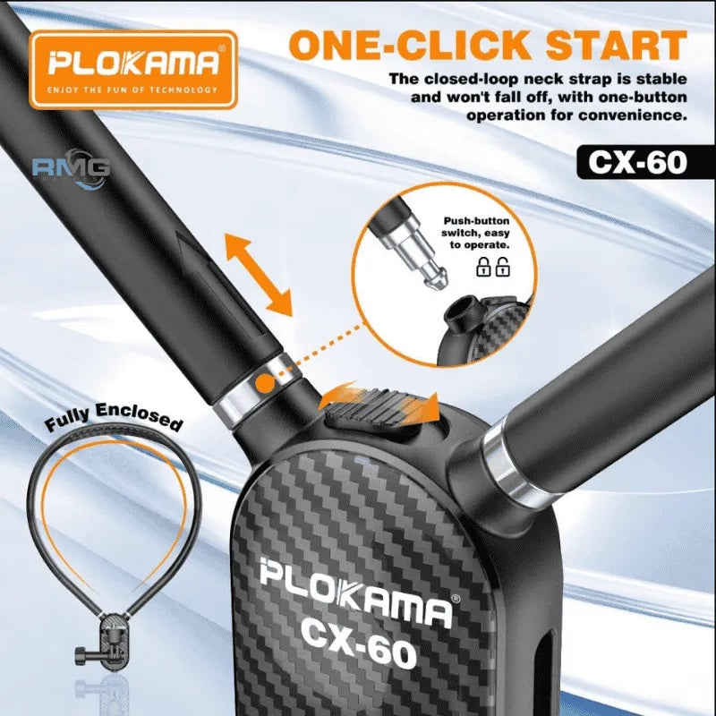 PLOKAMA CX-60 Neck Bracket for Sports Camera and Smartphone