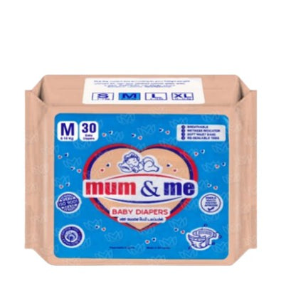 Mum and Me Baby Diaper Medium 30 (Medium Baby Pasting)