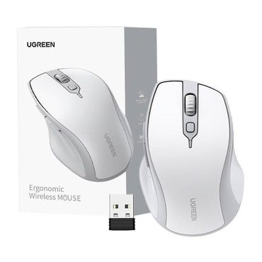 UGreen Ergonomic Wireless Computer Mouse (MU101) Dual Mode Bluetooth & USB Receiver Connectivity
