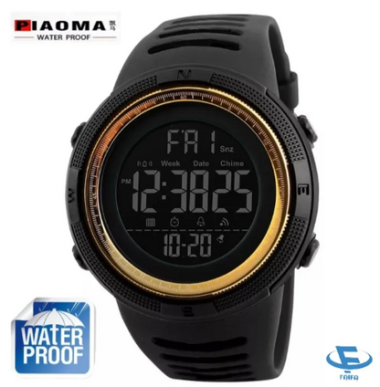 Piaoma Waterproof Watch 1251 Digital Watch for Men