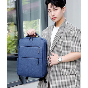 Backpack Men's Nylon Business Backpack Polyester Charging City Anti-Theft Multifunction Waterproof