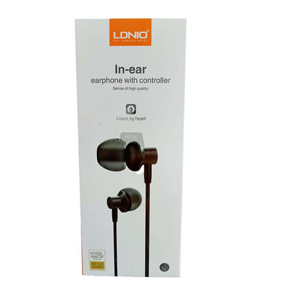 LDNIO BRANDED HP06 HIGH QUALITY WIRED IN-EAR EARPHONE WITH CONTROLLER