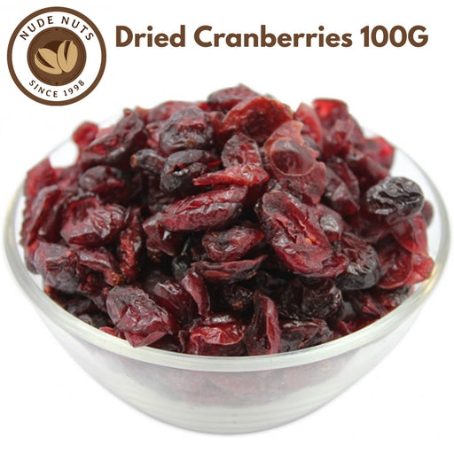 Quality Lifestyle Product - NUDE NUTS Organic Dried Cranberries 100G - Premium Quality