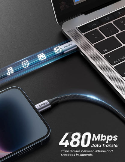 UGREEN USB-C to Lightning Cable - 1M