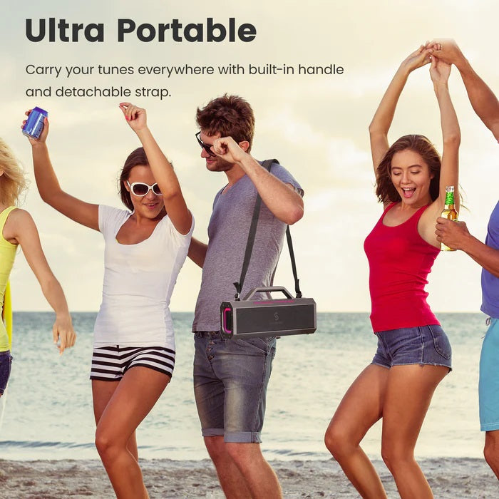 Original SOUNARC K1 Karaoke Party Speaker With 2 Wireless Microphones