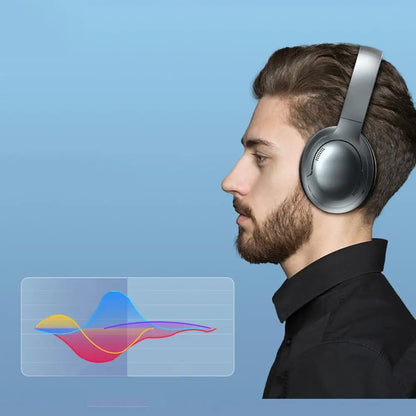 Celebrat A33 Super Bass ANC Noise Reduction Bluetooth Headphones