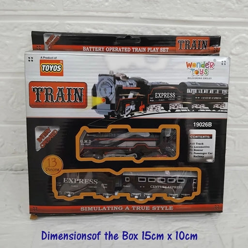 Battery Operated Railway Classical Freight Train Train Toys Kids Toy