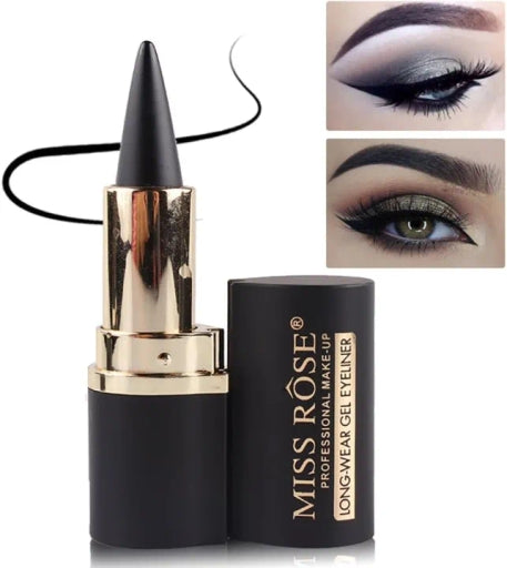 New Miss Rose Black Eye Liner Professional Make up Long Wear Gel Eyeliner