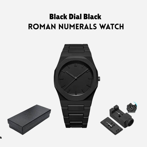 Men’s Arabic Quartz Watch – Simple Business Style Fashion Wristwatch