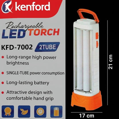 Kenford LED Torch Rechargeable 2 Tube KFD-7002