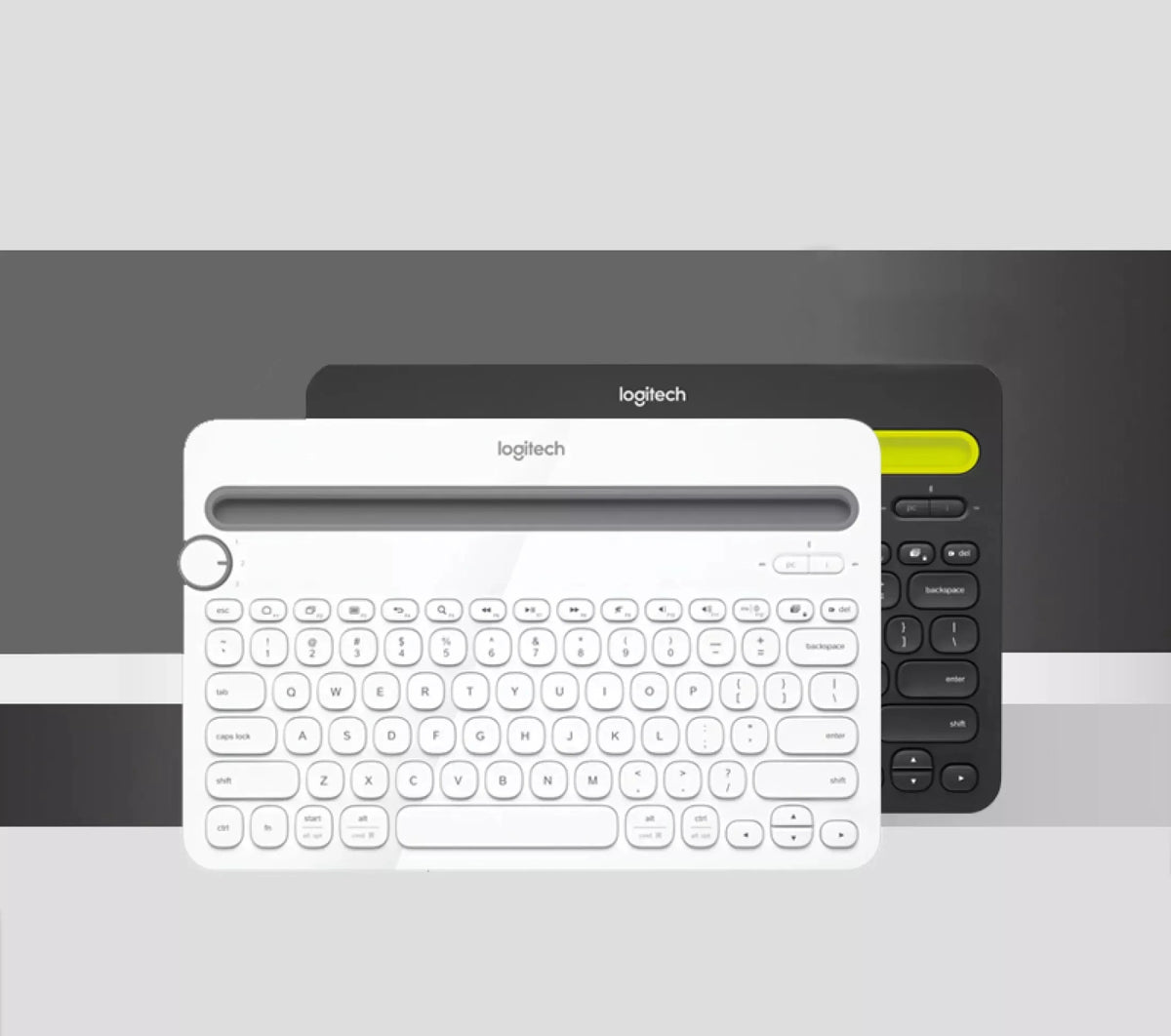 Logitech - K480 Bluetooth Multidevice Keyboard