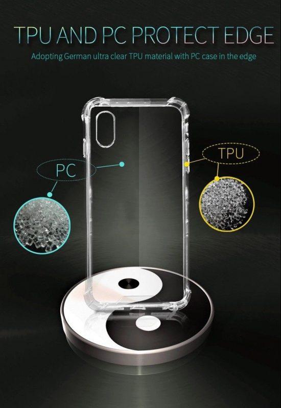 Transparent King Kong Armor Anti-Burst Case for Galaxy A7 2018