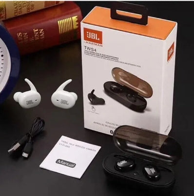 J B L by Harman TWS4 True Wireless Earbuds with Charging Case