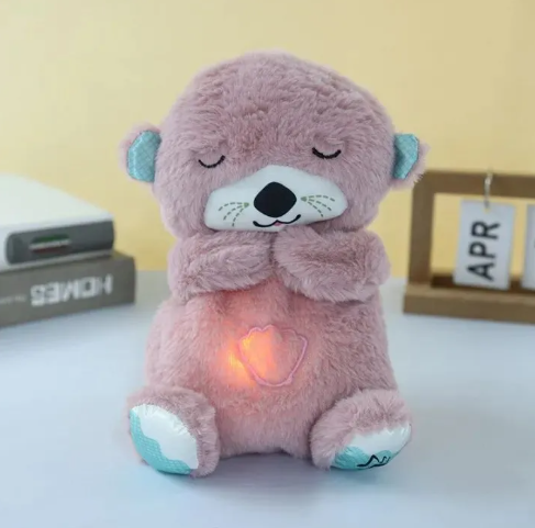 Breathing Otter Breathing Teddy Bear Breathing Teddy Breathing Bear with Soft Music SMT
