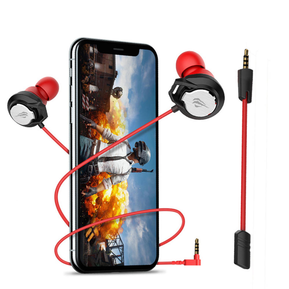 Havit GE02 3.5MM In-Ear Wired Gaming Earplugs with Mic ( With Passive Noise-AND Sound Proof )