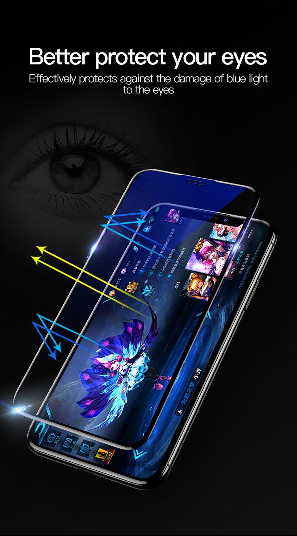 X-Level Original Tempered Glass Screen Protector Soft Edge Film Protective Glass  For Apple iPhone