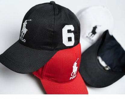 Quality Polo Logo Printed Adjustable Caps