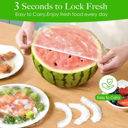 Elastic Food Storage Bags, Stretchable Reusable Plastic Wrap