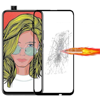 Full Glue HD Clear Tempered Glass Screen Protector For Huawei Y9 Prime 2019