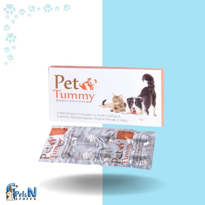 Vedall Pet Tummy Tablet for Cats and Dogs 6 Tablets