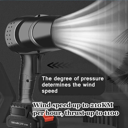 Handheld Electric Turbo Car Dryer Blower: 150,000 RPM Cordless Air Duster for Car Washing & Drying