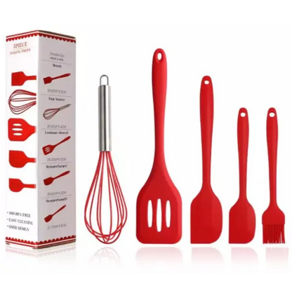 Silicone Spoon Set 5Pcs Set