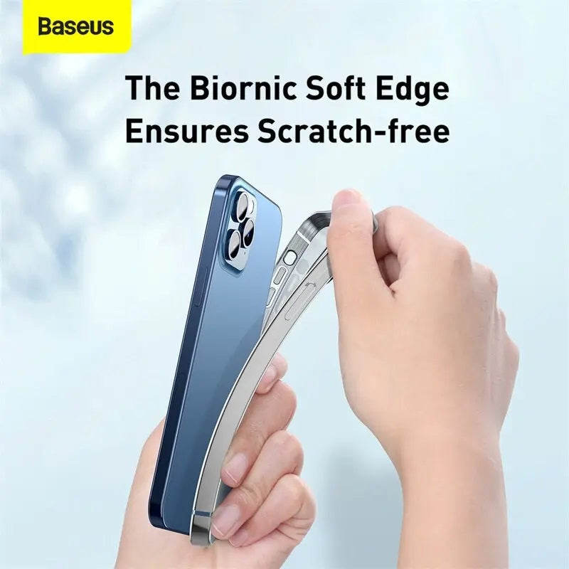 Baseus Simple Series TPU Protective Case (Transparent) For i Phone 12 Mini