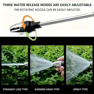 High-Pressure Wash and Garden Water Gun with Foam Cannon - Long Handle Sprayer for Washing, Cleaning