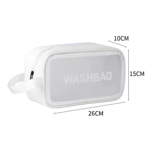 3Pcs Transparent Waterproof Travel Makeup & Cosmetic Storage Bag – Large Capacity Organizer Pouch