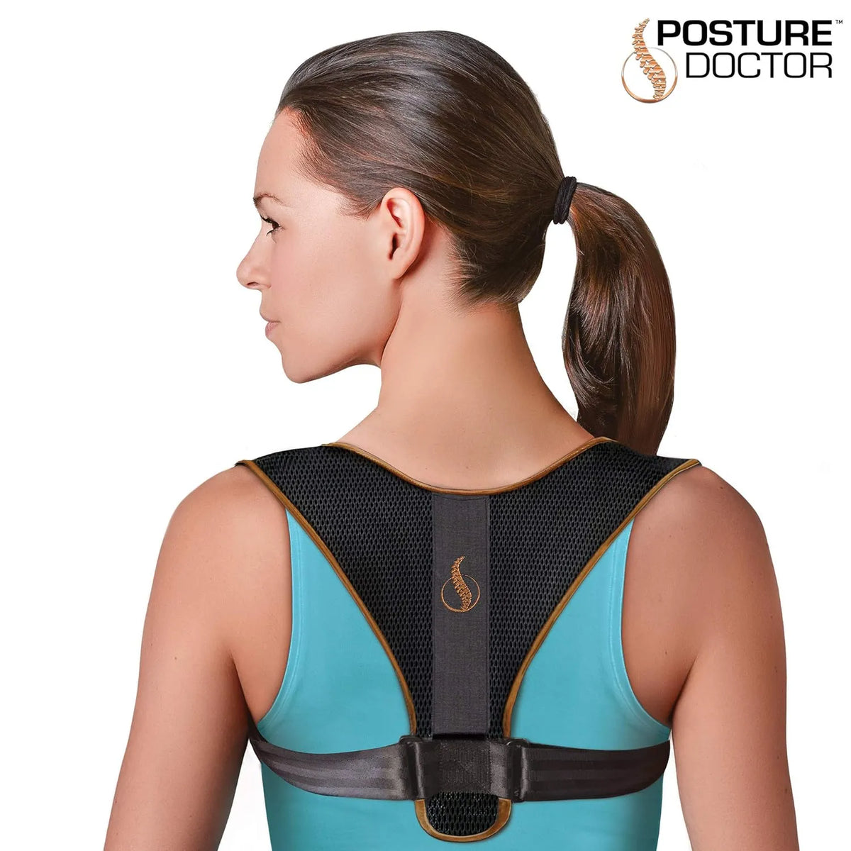 Posture Doctor Belt Adjustable Posture Corrector Back Brace for Back Pain Relief and Bad Posture