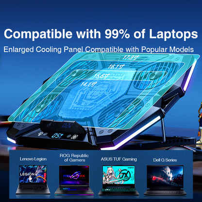 Rtako LZ-D12 Semiconductor Laptop Cooler with Hight Adjustable Stand