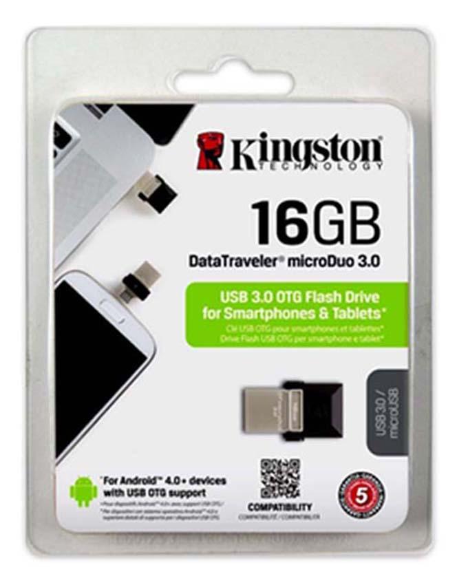 Kingston DT MicroDuo 16GB USB3.0 OTG Pen Drive