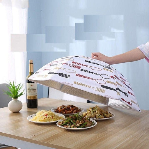 Foldable Insulation Aluminium Foil Food Cover Dustproof and Flyproof Dish Cover