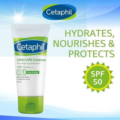 Ceta Phil UVA/UVB Defense Very High Sun Protection SPF 50+ / PA++++ 50Ml