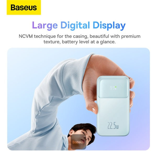 Baseus Comet Series Dual-Cable Digital Display Fast Charge Power Bank 20000mAh 22.5W
