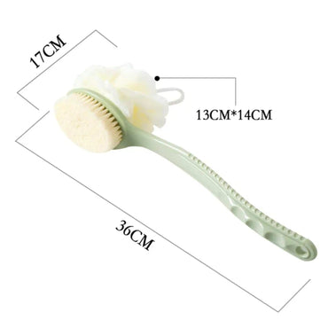 2 In 1 Body Brush Skin Bath Sponge Bathroom Shower Accessory
