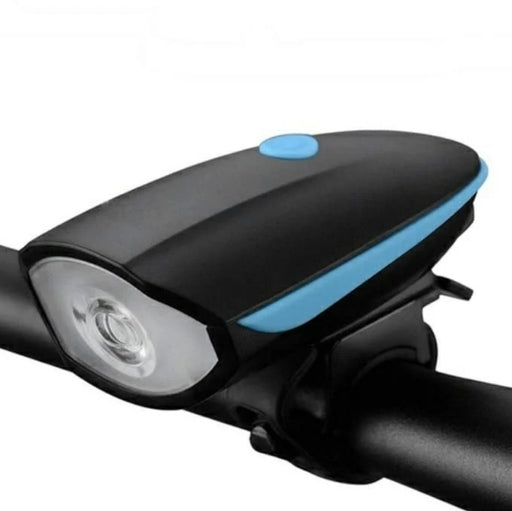 Bicycle LED Headlight with Horn Speaker – Front Light & Bike Bell, USB Rechargeable Bike Accessory