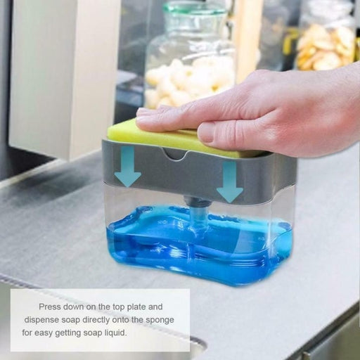 Manual Press Soap Pump Portable Foam Soap Dispenser for Bathroom Kitchen Balcony