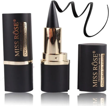 New Miss Rose Black Eye Liner Professional Make up Long Wear Gel Eyeliner
