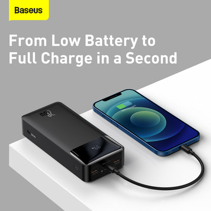 Baseus 30000mah 20W Fast Charging Type-C Output Power Bank with Digital Display