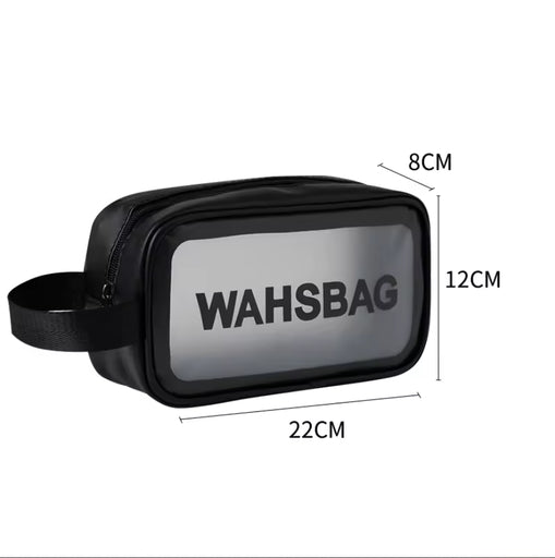3Pcs Transparent Waterproof Travel Makeup & Cosmetic Storage Bag – Large Capacity Organizer Pouch
