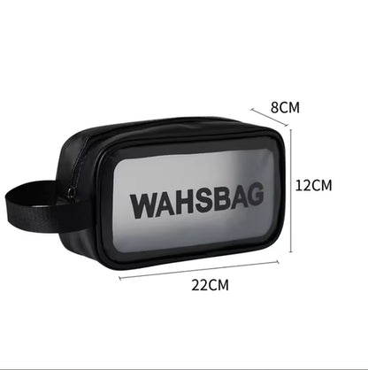 3Pcs Transparent Waterproof Travel Makeup & Cosmetic Storage Bag – Large Capacity Organizer Pouch