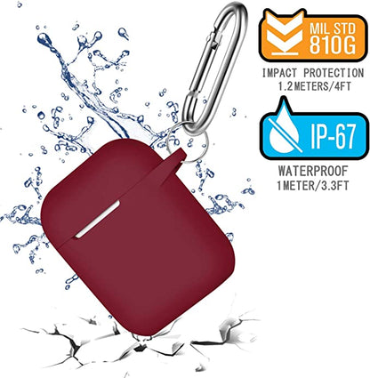 AirPods 1 2 Case Pouch Silicone Cover Soft High Quality Pouch EarPods