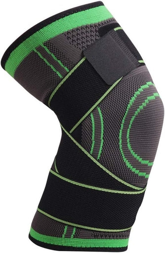 Adjustable Knee Support Brace Compression Sleeve for Running, Workout & Recovery