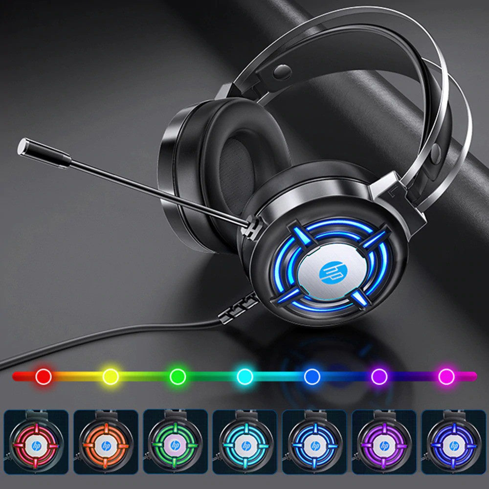 HP H120 7.1 Stereo Surround USB 2.0 Plug Gaming Headset with Microphone