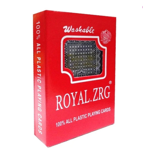 Personalized Waterproof Plastic Playing Cards – Royal Poker Deck with Clear PVC Case